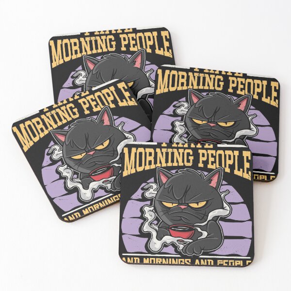 Item preview, I Hate Morning People and Mornings People designed and sold by MarcelSantos.