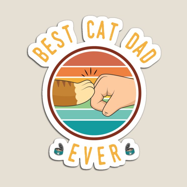 Item preview, Best Cat Dad Ever - Fathers Day Orange Cat Dad designed and sold by rawresh6.
