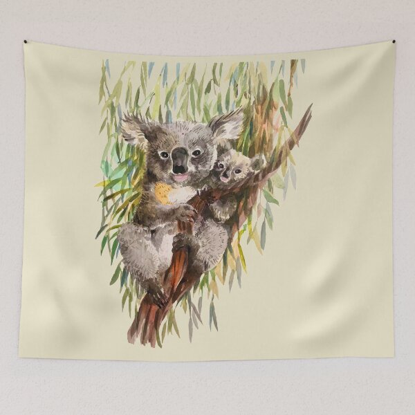 Item preview, Koala, watercolor painting designed and sold by Lemontreeart63.