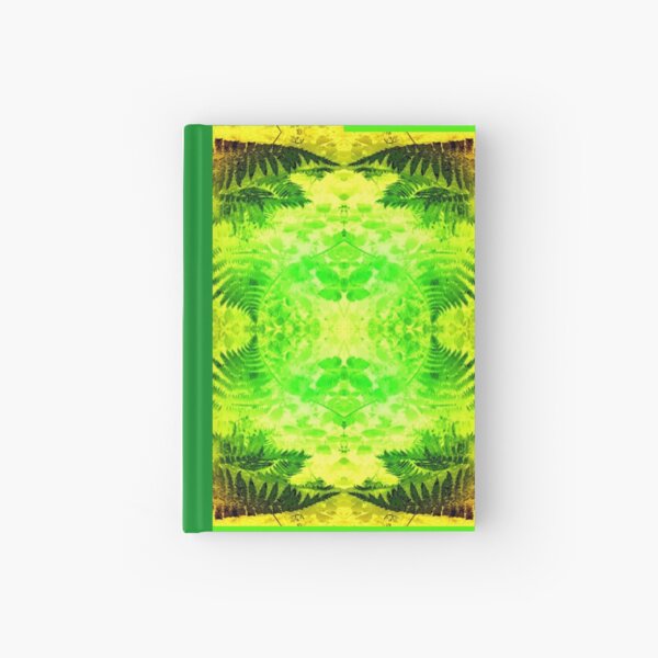 Ferns 2G Light Fractal B Hardcover Journal