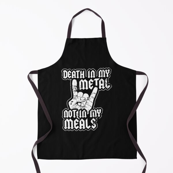 Vista previa del artículo con la obra «Death In My Metal Not My Meals Vegetariano Vegano Death Metal», diseñado y vendido por Konnagunby.