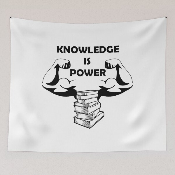 Item preview, KNOWLEDGE IS POWER designed and sold by DomGDesign.