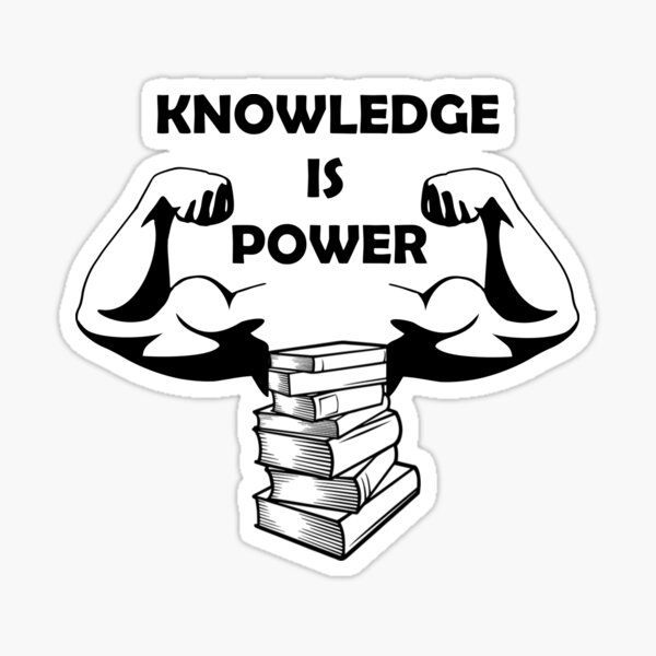 Item preview, KNOWLEDGE IS POWER designed and sold by DomGDesign.