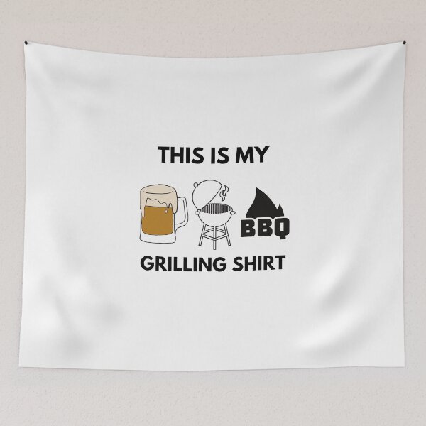 Item preview, My Grilling Shirt Vintage BBQ or Smoking Meat T-Shirt designed and sold by 77ART.