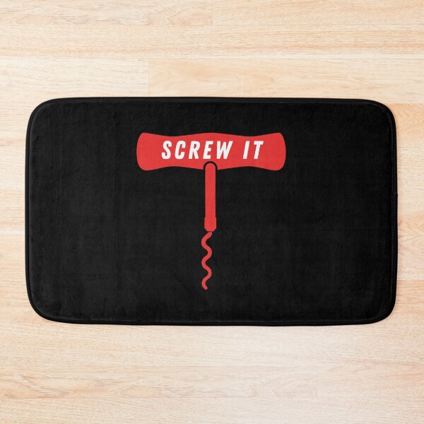 Item preview, Screw it - with a corkscrew, funny print for wine lovers  designed and sold by yennyz.