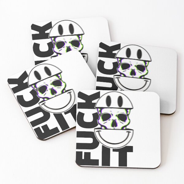 Item preview, Smiley and skull - FUCK IT designed and sold by by-ariel24.