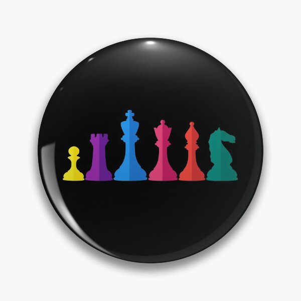 Item preview, Chess Pieces Colorful designed and sold by GambitChess.
