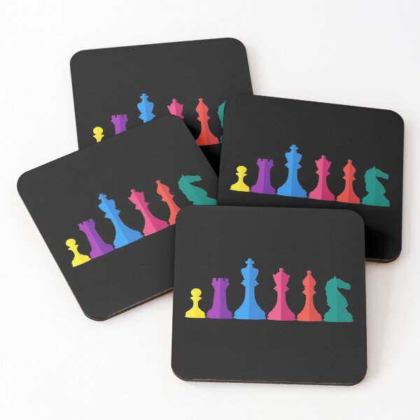 Item preview, Chess Pieces Colorful designed and sold by GambitChess.