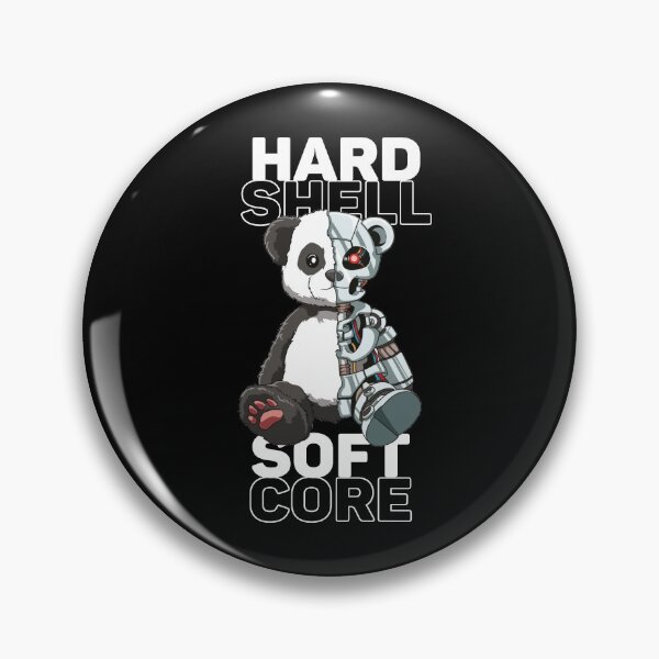 Item preview, Cute Panda Bear Scary Robot Cybernetic Animal Lover designed and sold by melomedia.