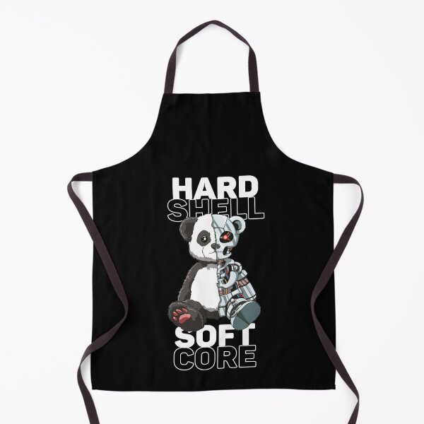 Item preview, Cute Panda Bear Scary Robot Cybernetic Animal Lover designed and sold by melomedia.