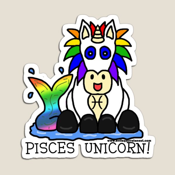 Pisces Unicorn Magnet