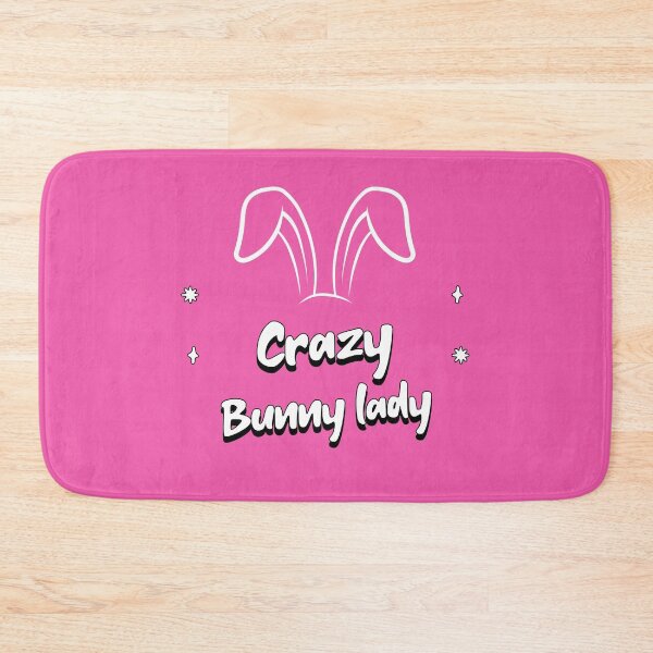 Item preview, crazy bunny lady for rabbit lovers designed and sold by helkav.