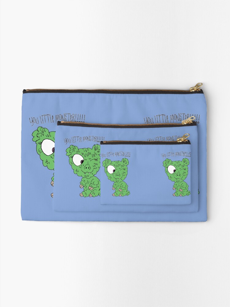 Alternate view of You Little Monster !!!!! Zipper Pouch