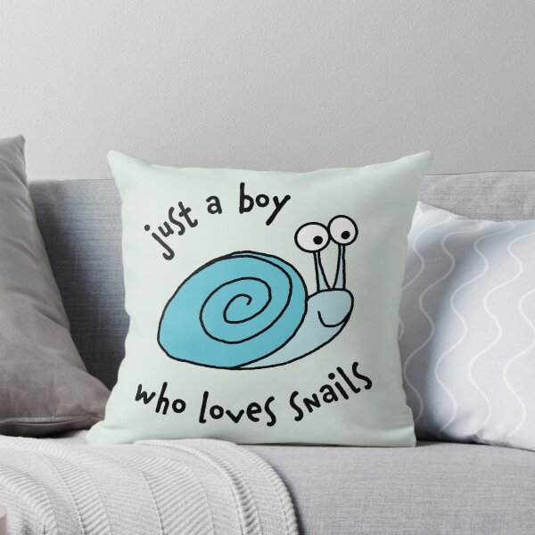 Item preview, Just a boy who loves snails designed and sold by Eenig.