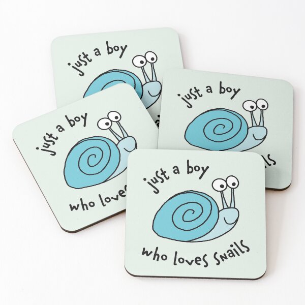 Item preview, Just a boy who loves snails designed and sold by Eenig.