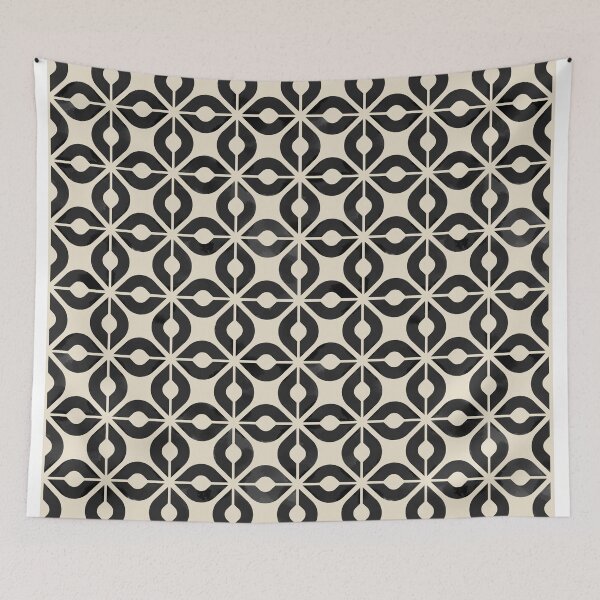 Item preview, Geometric Eye - Black + Cream designed and sold by NolkDesign.