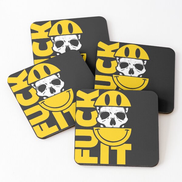 Item preview, Smiley and skull - FUCK IT designed and sold by by-ariel24.