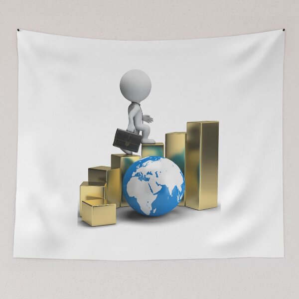Item preview, 3D | Graphy Business Person Stairs designed and sold by YI-Creations.