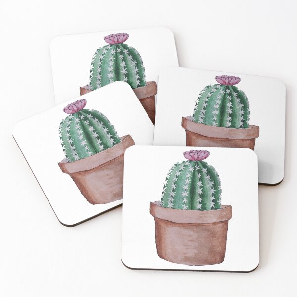 Item preview, small cacti succulent in a pot designed and sold by -Lily-Anne-.