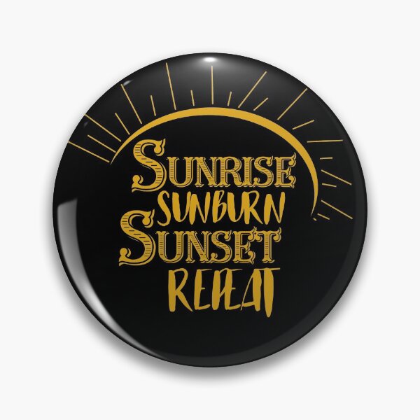 Item preview, Sunrise Sunburn Sunset Repeat designed and sold by biwdrawing.