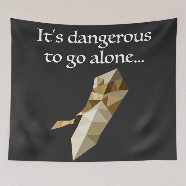 Item preview, It's dangerous to go alone... designed and sold by PikachuHat.