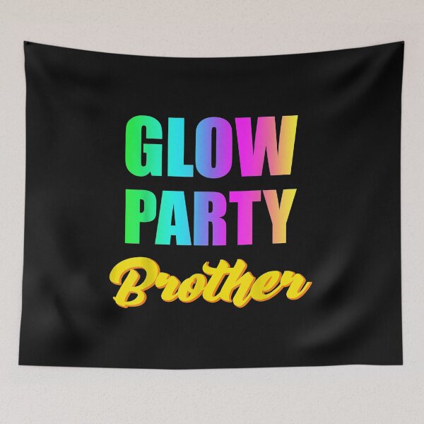 Item preview, Glow Party Brother Retro 80s Birthday Party Group T-Shirt designed and sold by LanPhan.