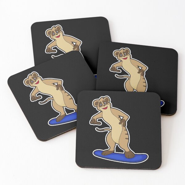 Item preview, Meerkat as Snowboarder with Snowboard designed and sold by Snabdesign84.
