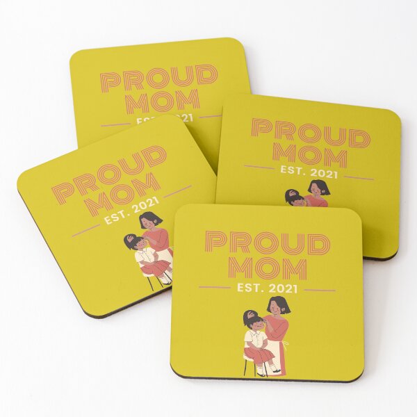 Item preview, Im a proud mom of a freaking awesome daughter-Blue and Pink Retro Parenting Lifestyle  designed and sold by Red-ElYoubi.