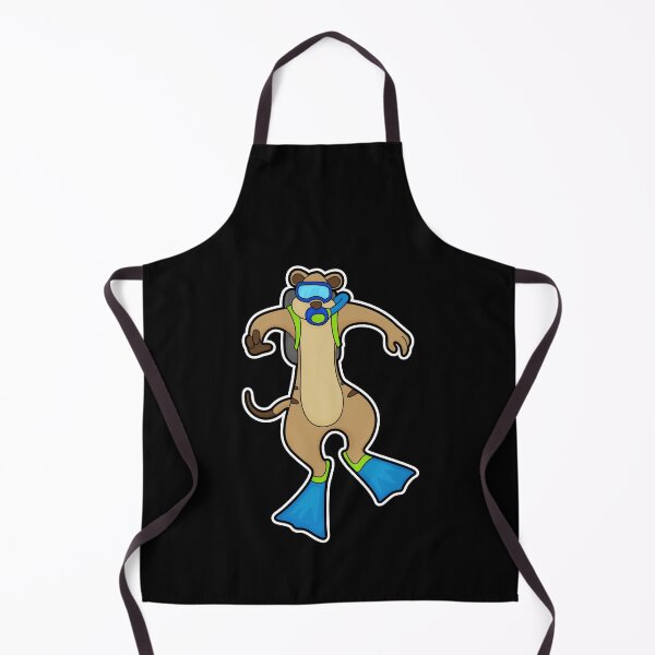 Item preview, Meerkat at Diving with Swimming goggles designed and sold by Snabdesign84.