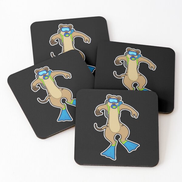Item preview, Meerkat at Diving with Swimming goggles designed and sold by Snabdesign84.