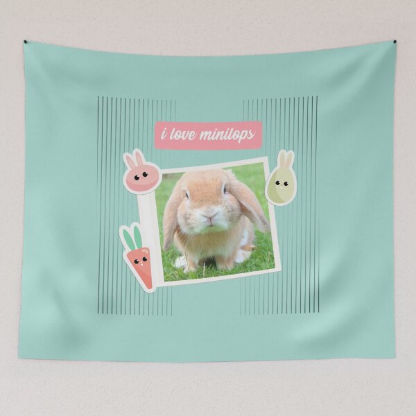 Item preview, i love minilops, crazy bunny, rabbit, lovers, mom, mama designed and sold by helkav.