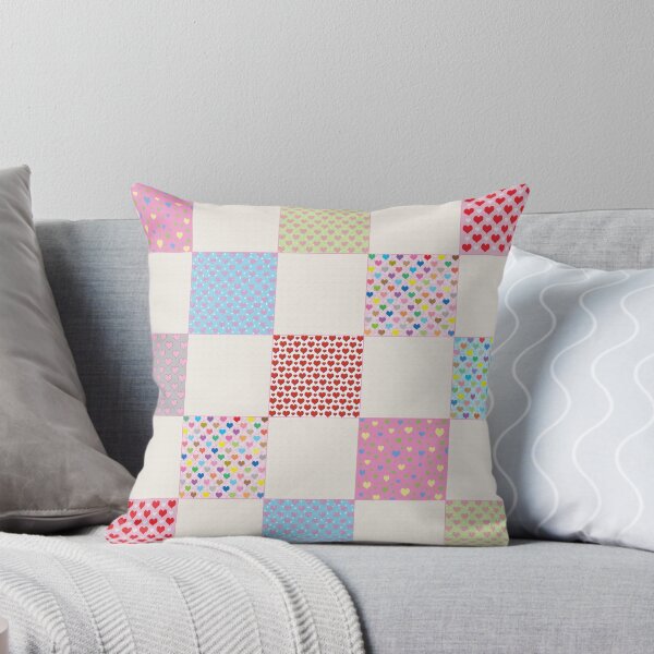 Item preview, Colorful hearts quilt pattern designed and sold by perlphoto.