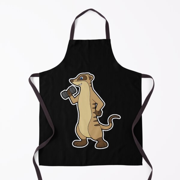 Item preview, Meerkat at Strength training with Dumbbell designed and sold by Snabdesign84.