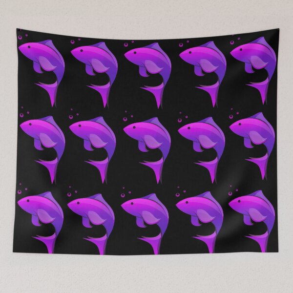 Item preview, Fish and Purple designed and sold by rahman-7.