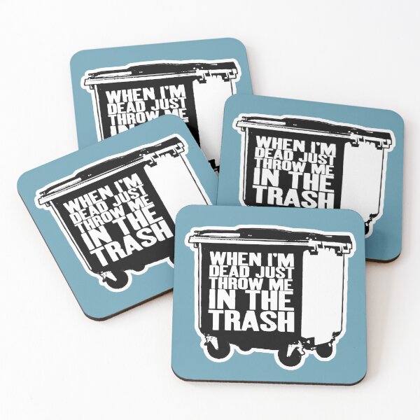 Item preview, Just Throw Me In the Trash designed and sold by The Cosmic Turtle.