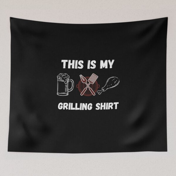 Item preview,    My Grilling Shirt Vintage BBQ or Smoking Meat T-Shirt designed and sold by 77ART.