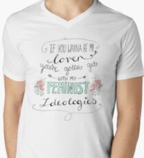 If you want to be my lover... Men's V-Neck T-Shirt