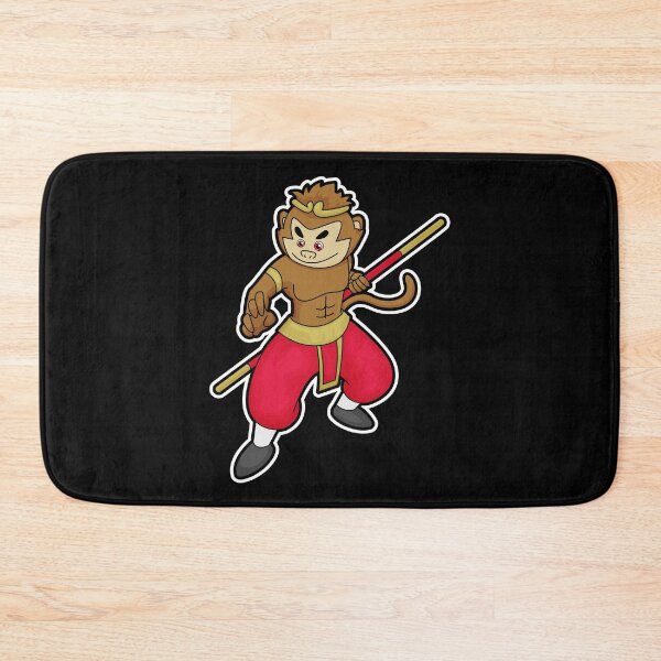 Item preview, Monkey as Warrior with Staff & Headband designed and sold by Snabdesign84.
