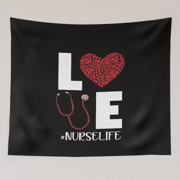 Item preview, Nurse Life RN LPN CNA School Cheetah Heart Leopard Hopeful designed and sold by glynismalcolm.