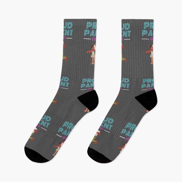 Item preview, Im a proud parent of a freaking awesome daughter-Blue and Pink Retro Parenting Lifestyle  designed and sold by Red-ElYoubi.