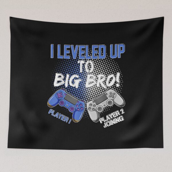 Item preview, I Leveled up to Big Bro Promoted To Big Brother Gamer Gift T-Shirt designed and sold by LanPhan.