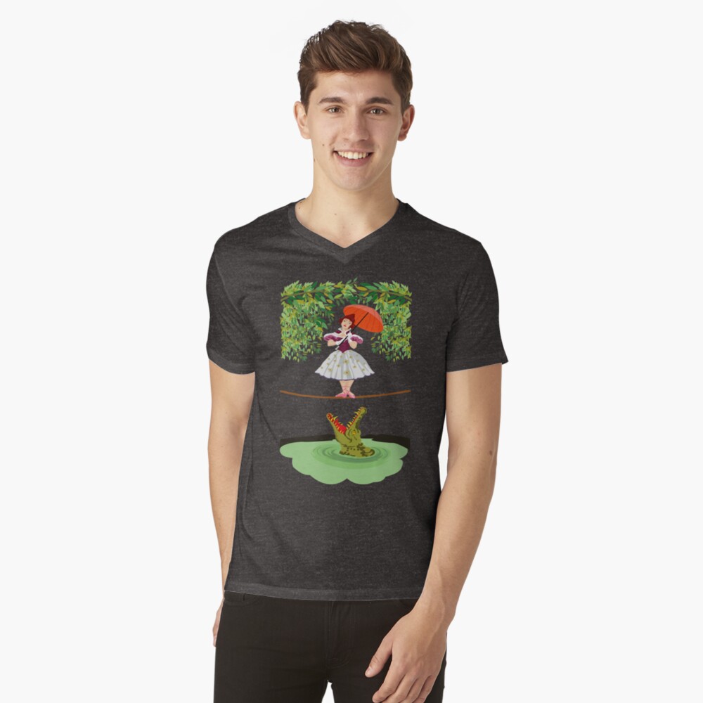 Item preview, V-Neck T-Shirt designed and sold by dezigner007.