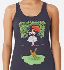 Nettes Halloween Das Krokodilmädchen Tödlicher Zirkus Tanktop für Frauen