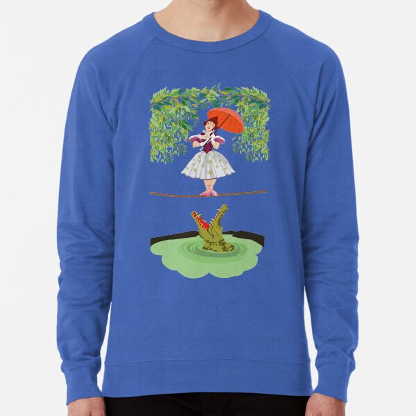 Cute halloween The crocodile girl Deadly circus Lightweight Sweatshirt