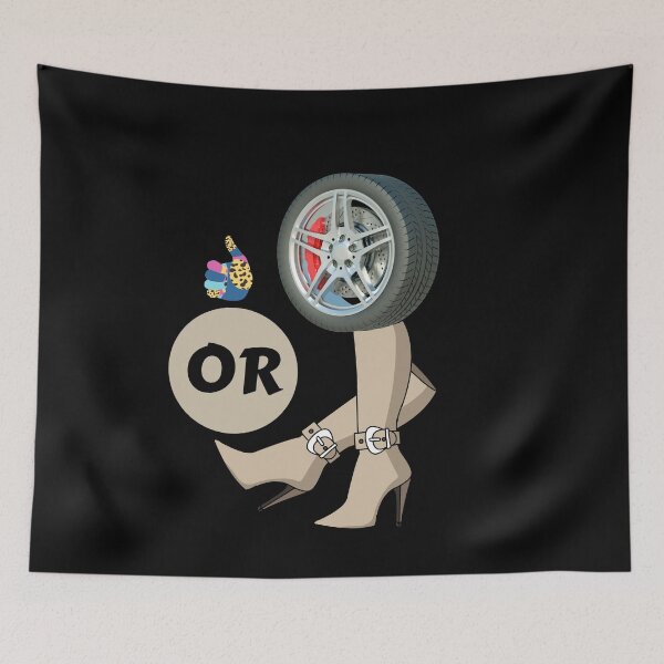 Item preview, Wheels Or Heels designed and sold by Buzzbazaar.