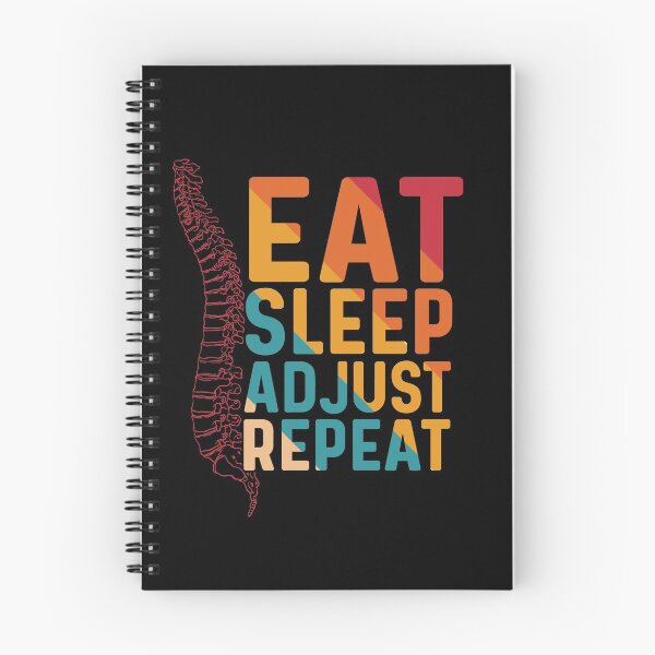 Item preview, Eat sleep adjust repeat funny chiropractic gift for man and woman  designed and sold by patroart.