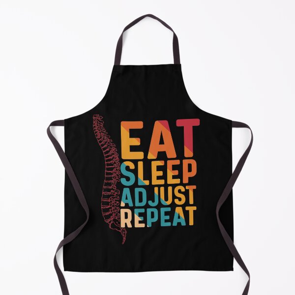 Item preview, Eat sleep adjust repeat funny chiropractic gift for man and woman  designed and sold by patroart.