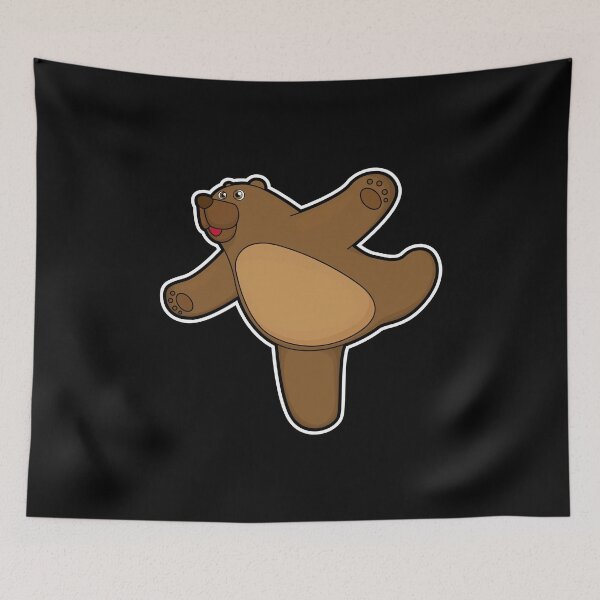 Item preview, Bear at Yoga Stretching exercise designed and sold by Snabdesign84.