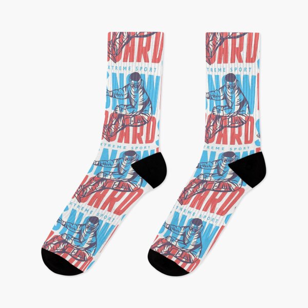 Item preview, Snowboard Extreme Sport Red And Blue designed and sold by Vector Scout Lab.