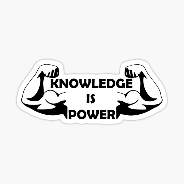 Item preview, KNOWLEDGE IS POWER designed and sold by DomGDesign.